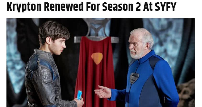 明年见 超人前传《氪星》确认续订第二季
